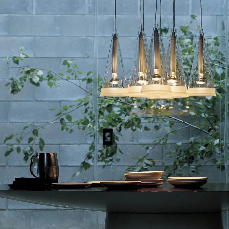 Conical Glass Pendant Light