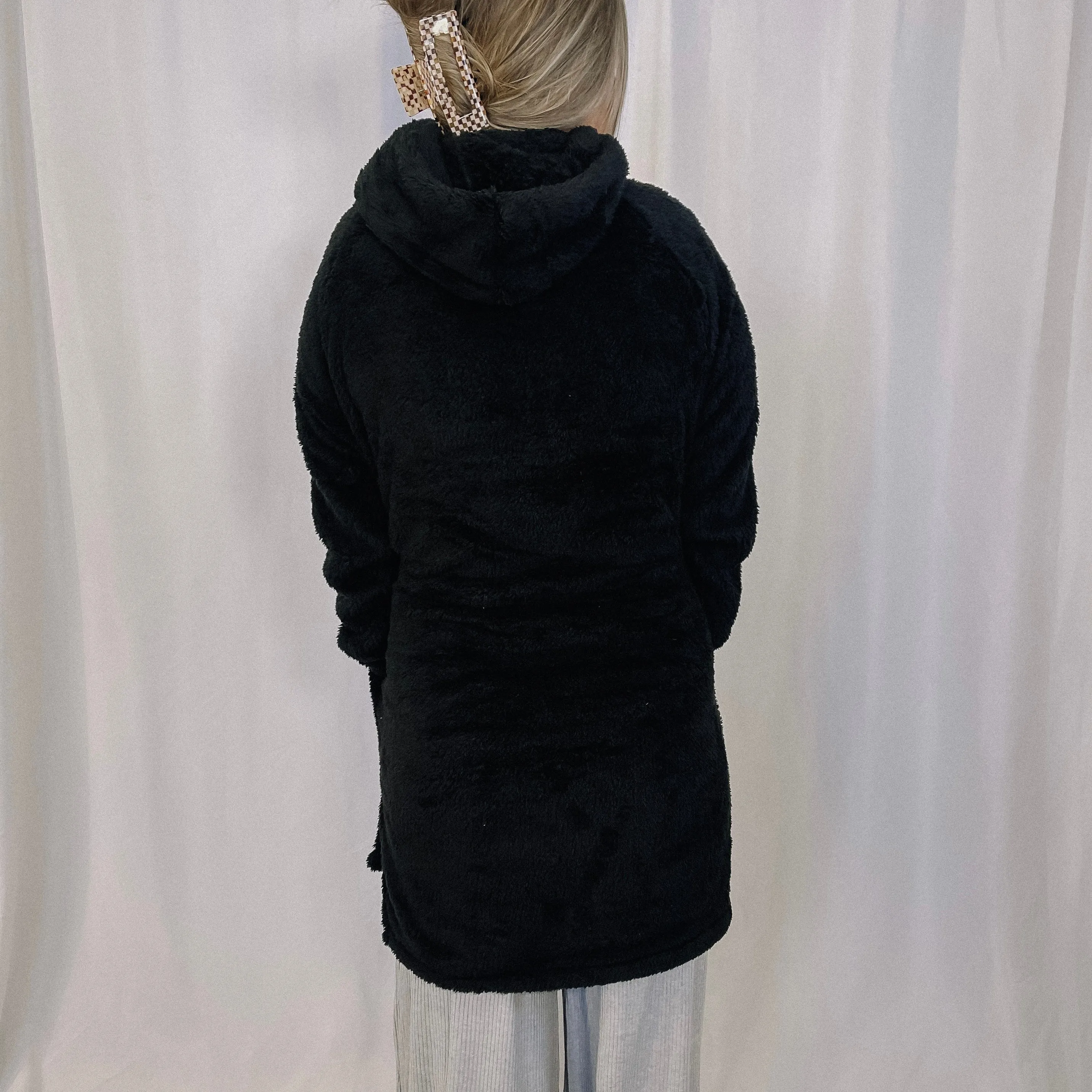 Cozy By The Fireplace Hoodie - Black - LAST ONE