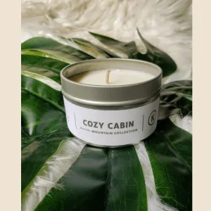 Cozy Cabin Travel Tin Candle