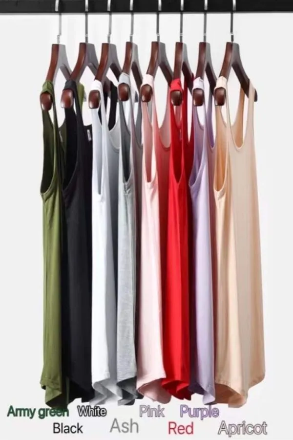 Cozy Halter Sleeveless Tank Top (Fit up to 220lbs)