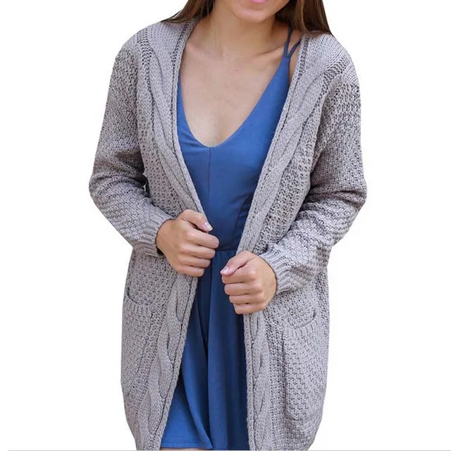 Cozy Knit Cardigan Sweater