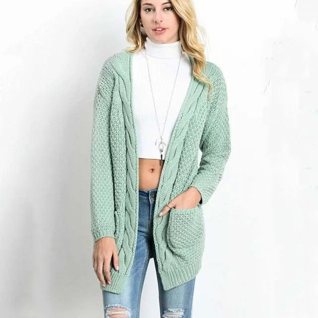 Cozy Knit Cardigan Sweater