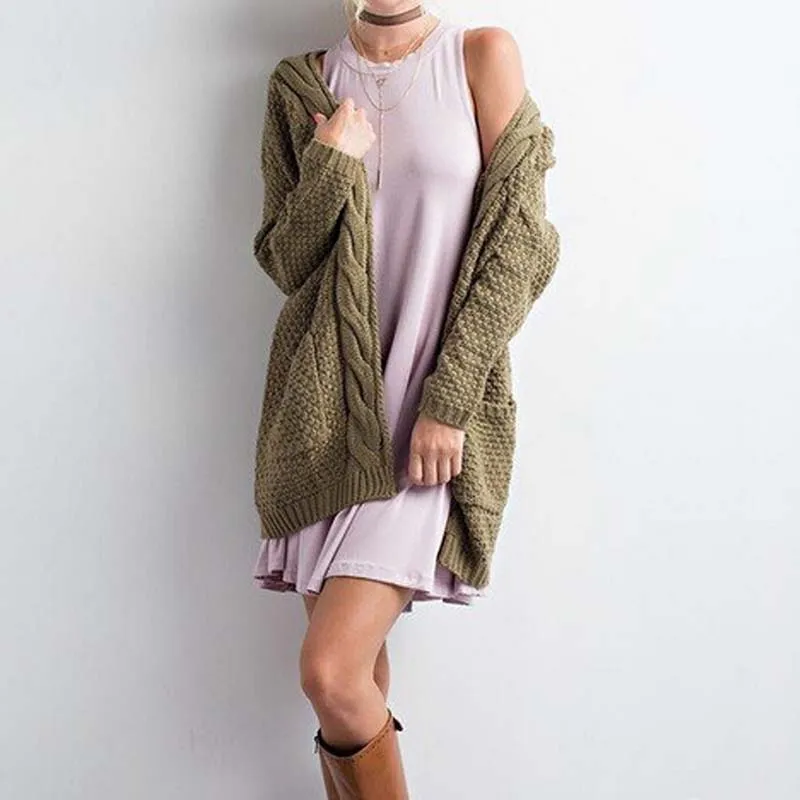 Cozy Knit Cardigan Sweater