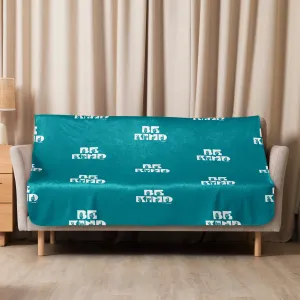 Cozy Teal Be Kind Sherpa blanket