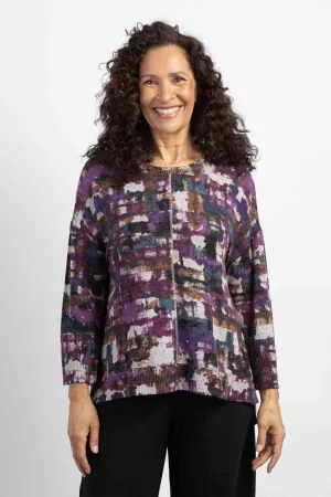 COZY UP FLEECE COLLAGE PULLOVER