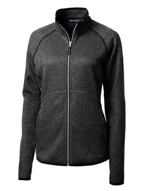 Cutter & Buck Women's Mainsail Sweater-Knit Full Zip Jacket