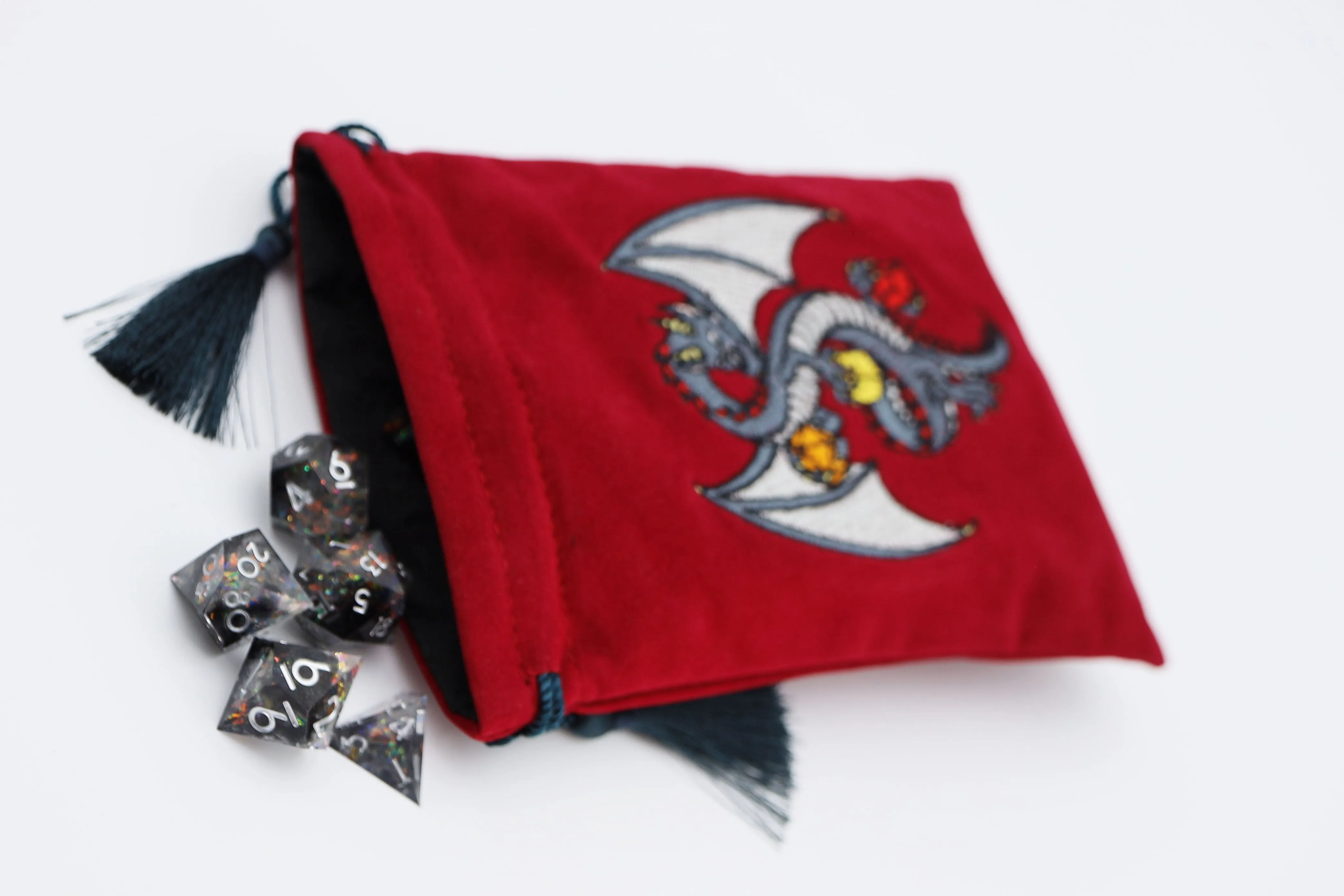 Dice Bag - Black Dragon