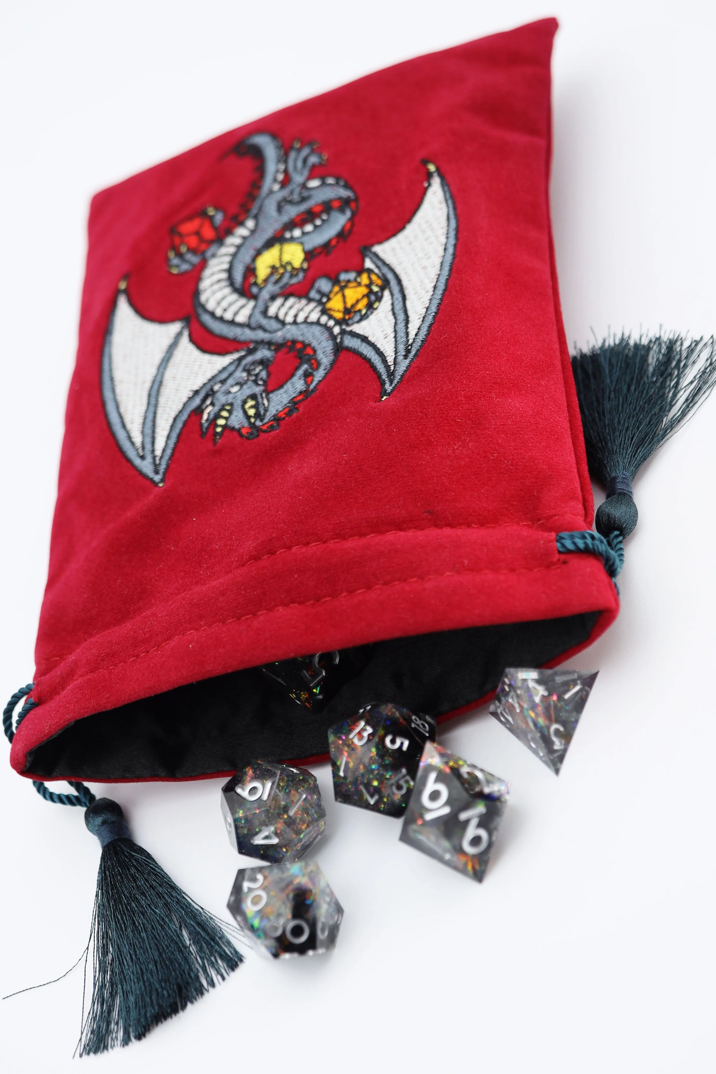 Dice Bag - Black Dragon