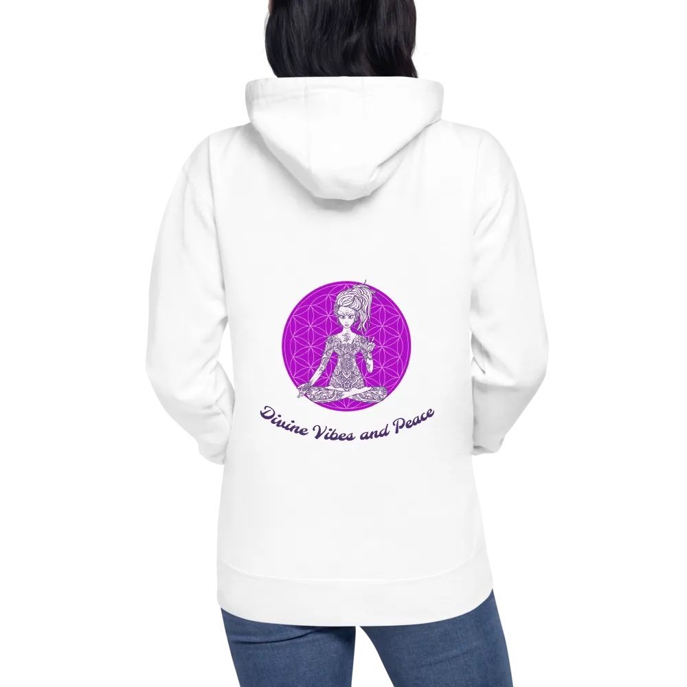 Divine Vibes™ and Peace Hoodie by Goddess Swag