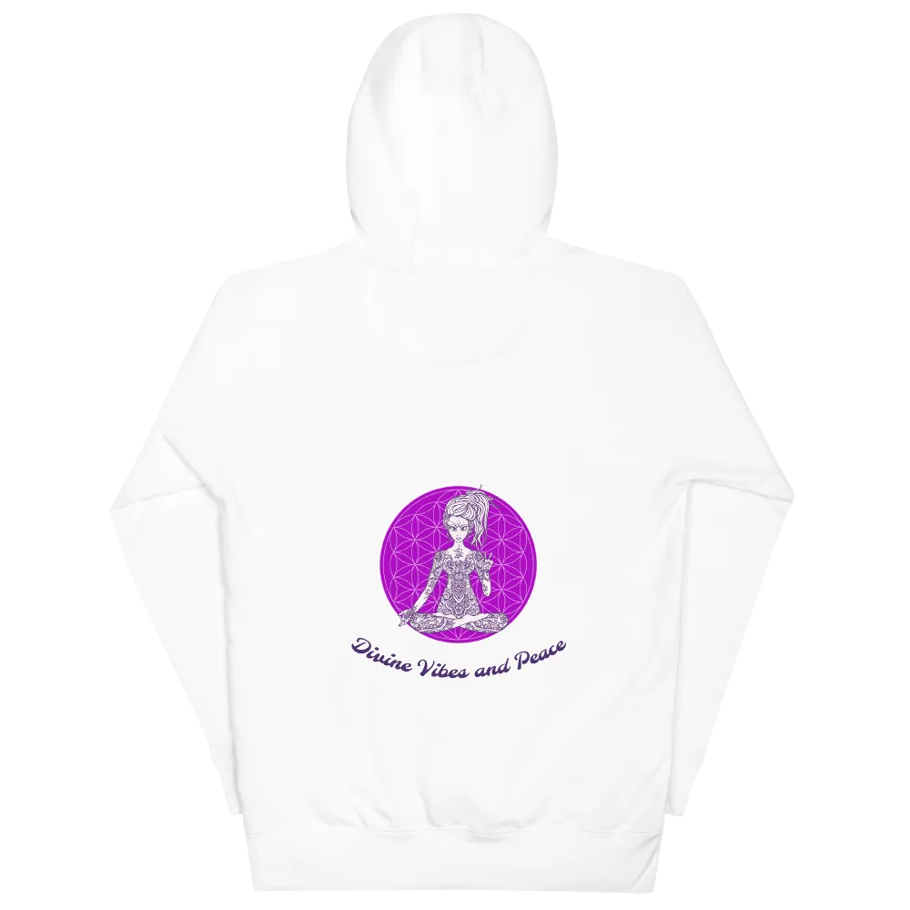 Divine Vibes™ and Peace Hoodie by Goddess Swag