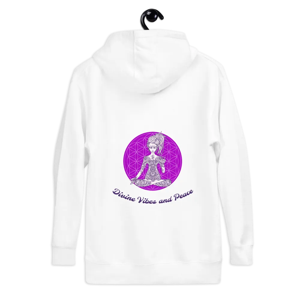 Divine Vibes™ and Peace Hoodie by Goddess Swag