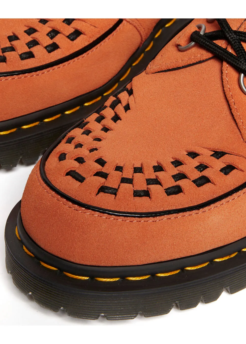 Dr. Martens Ramsey Suede Leather Creepers Orange