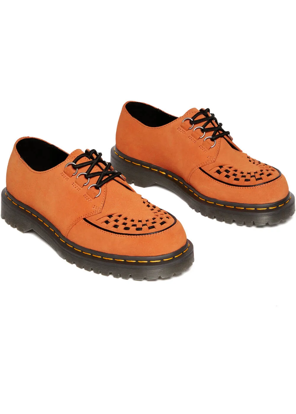Dr. Martens Ramsey Suede Leather Creepers Orange