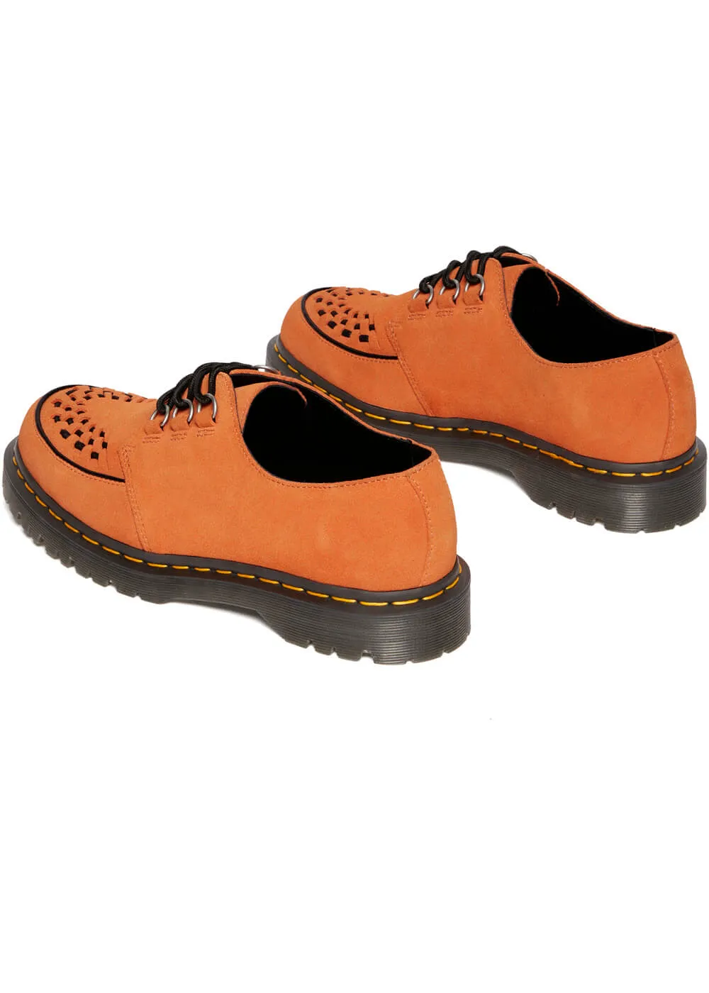 Dr. Martens Ramsey Suede Leather Creepers Orange