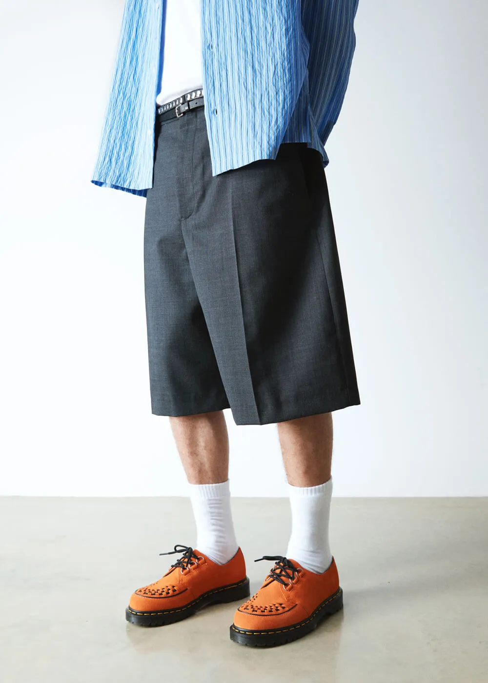 Dr. Martens Ramsey Suede Leather Creepers Orange