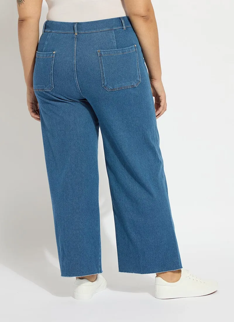 Erin Wide Leg Denim (Plus Size, 28" Inseam)