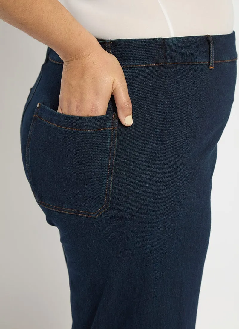 Erin Wide Leg Denim (Plus Size, 28" Inseam)