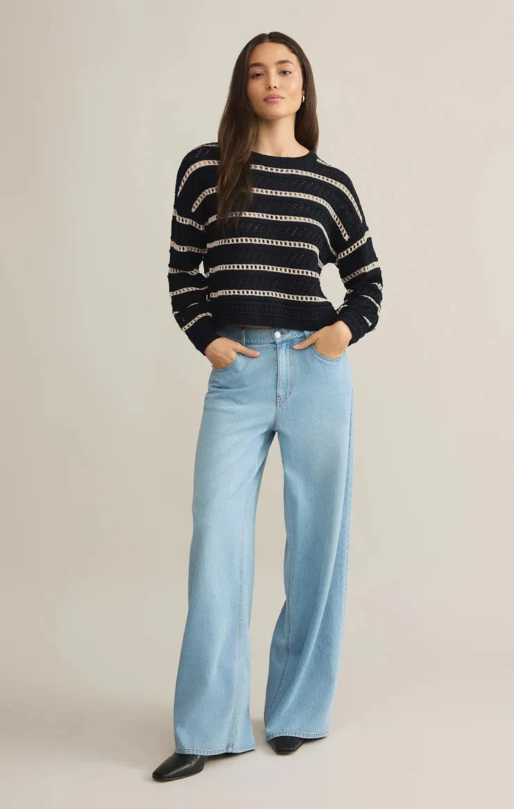 Estero Stripe Sweater - Eclipse