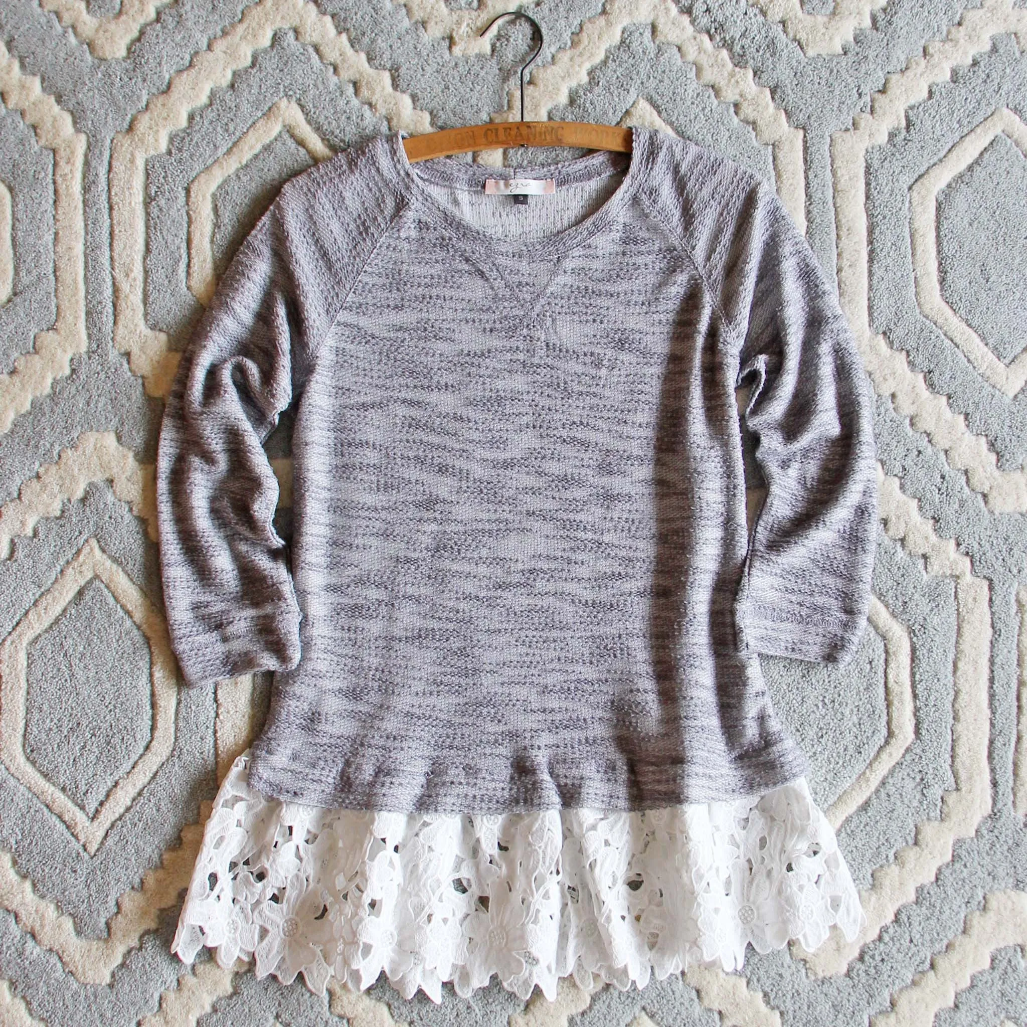 Fall Fable Lace Sweatshirt