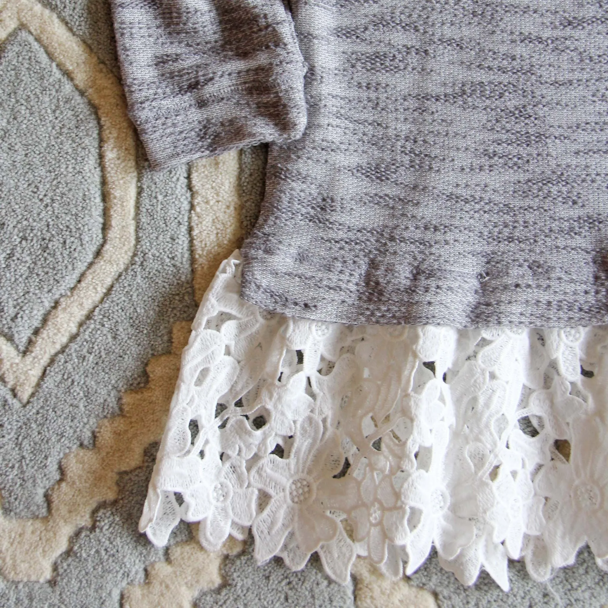 Fall Fable Lace Sweatshirt