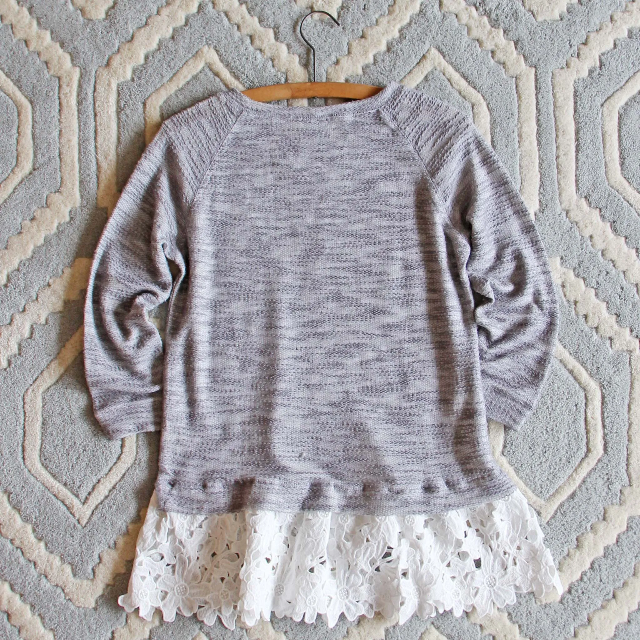 Fall Fable Lace Sweatshirt