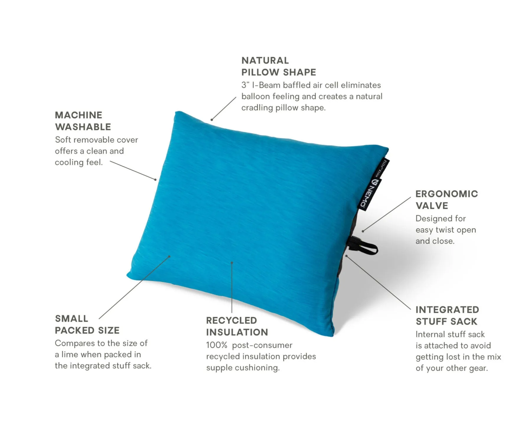 Fillo™ Elite Ultralight Backpacking Pillow