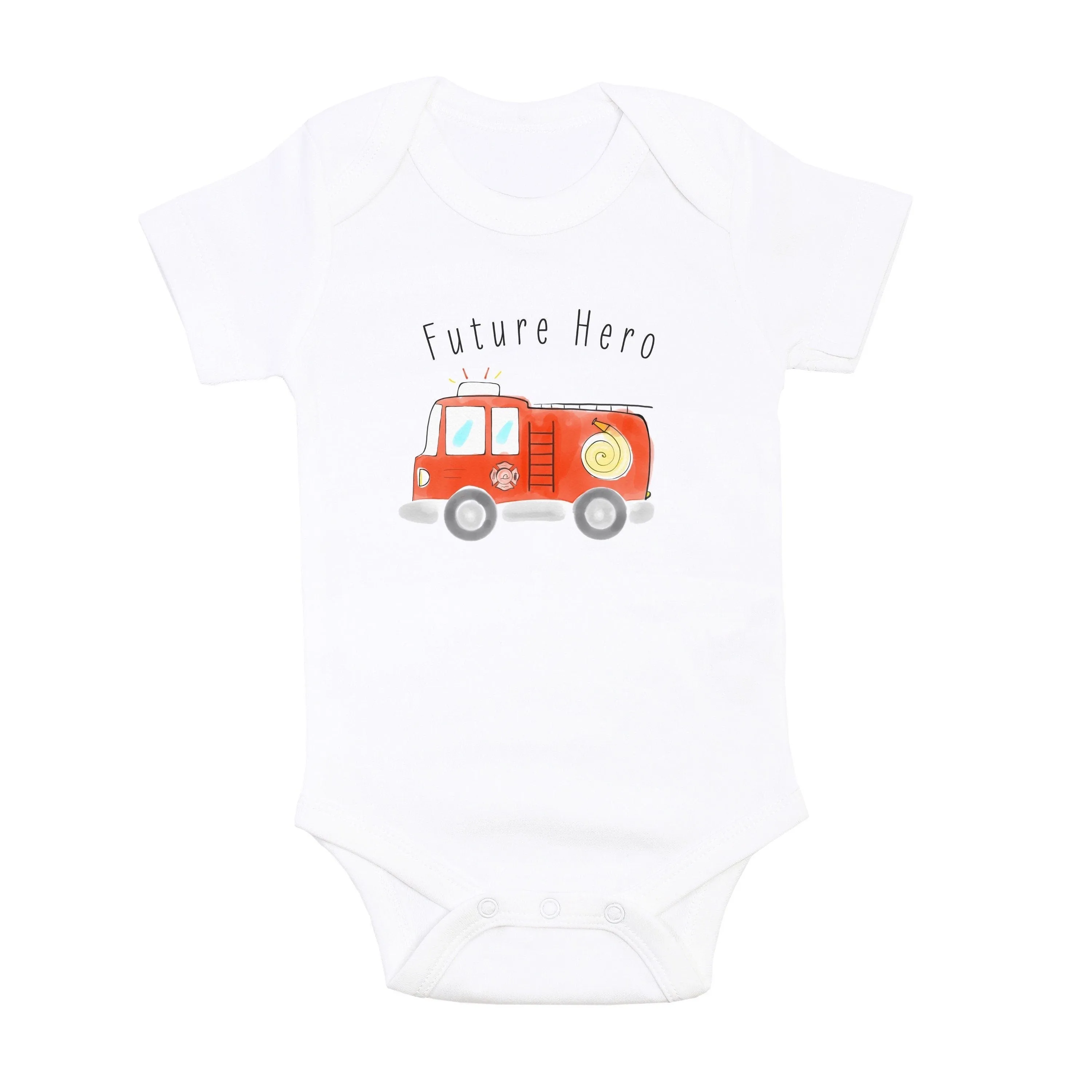 Fire Truck | Organic Baby Gift Basket 7pcs | Baby Boy