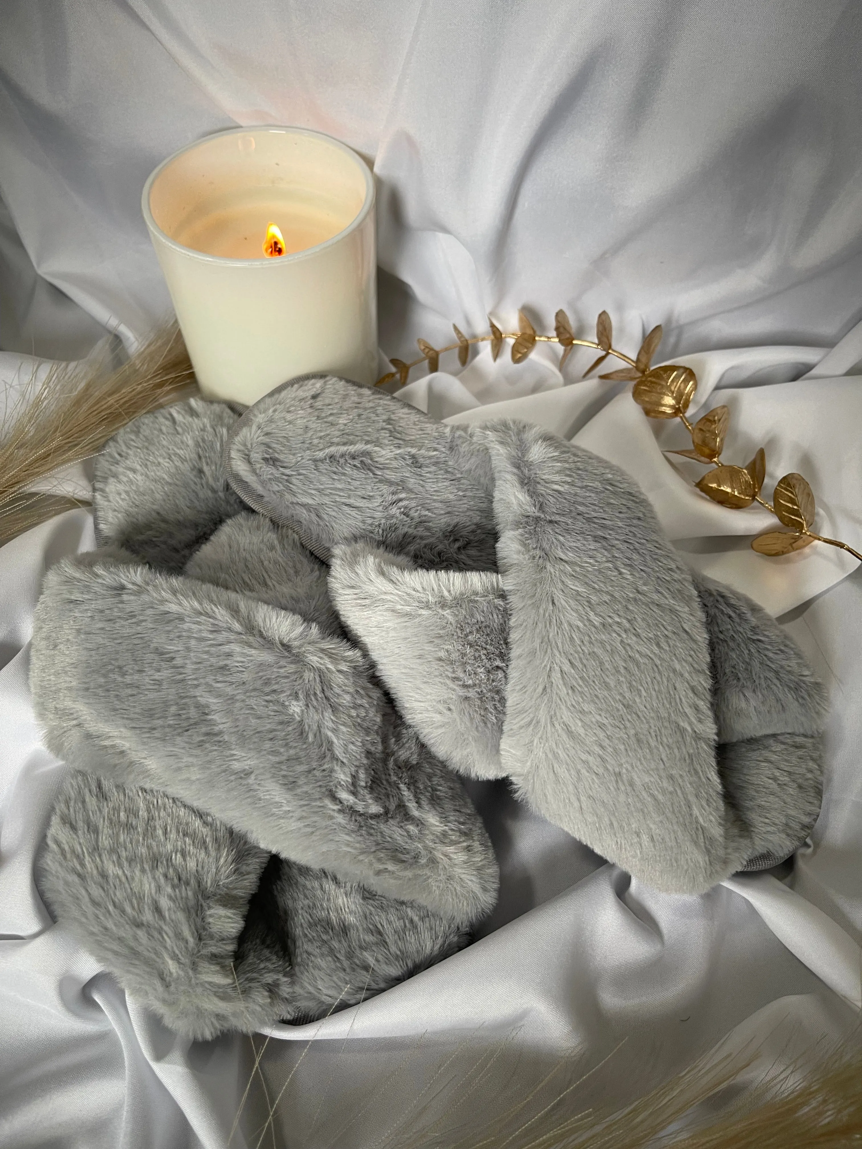 Fluffy House Slipper Collection - 6 Colors