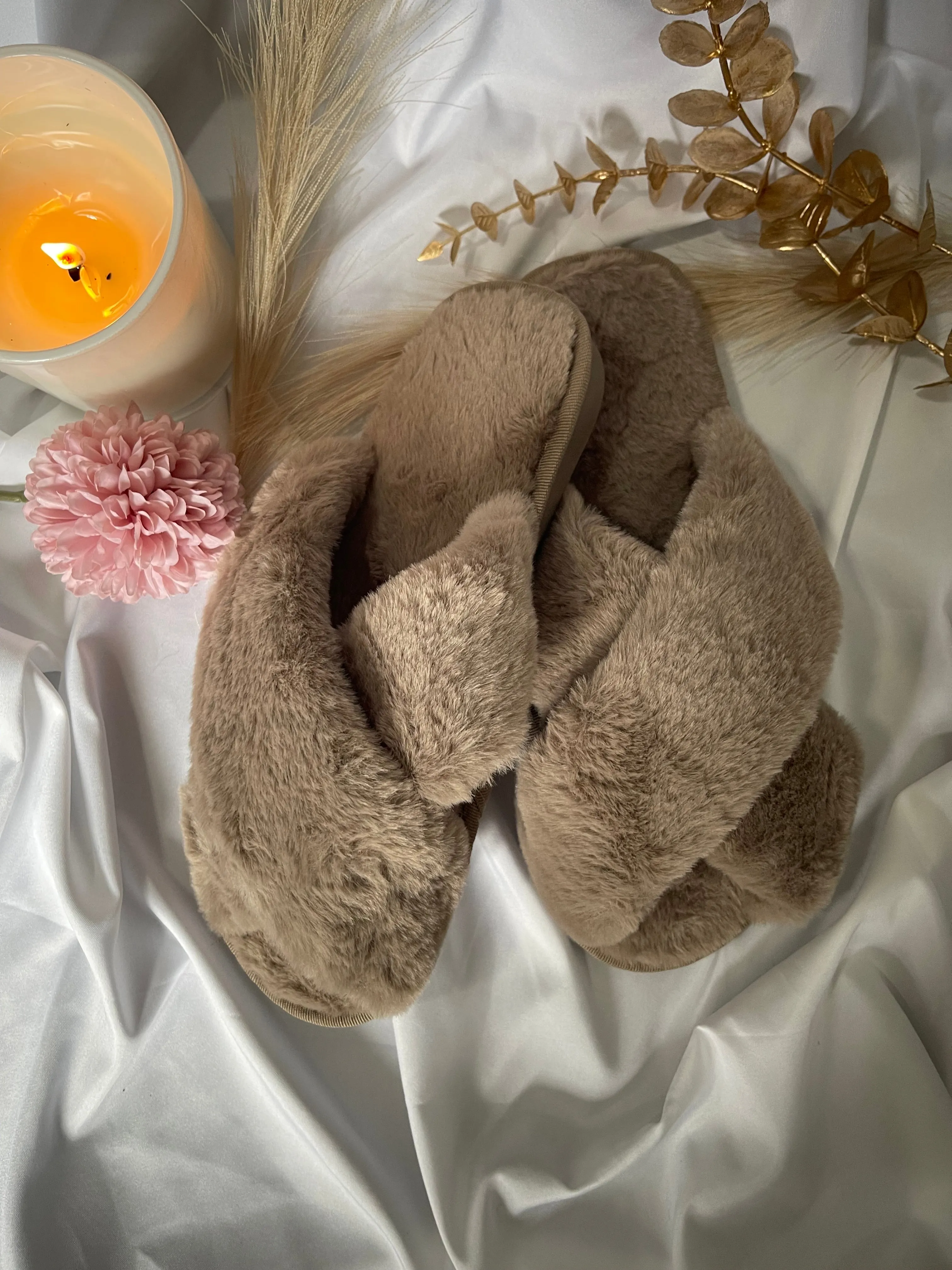 Fluffy House Slipper Collection - 6 Colors