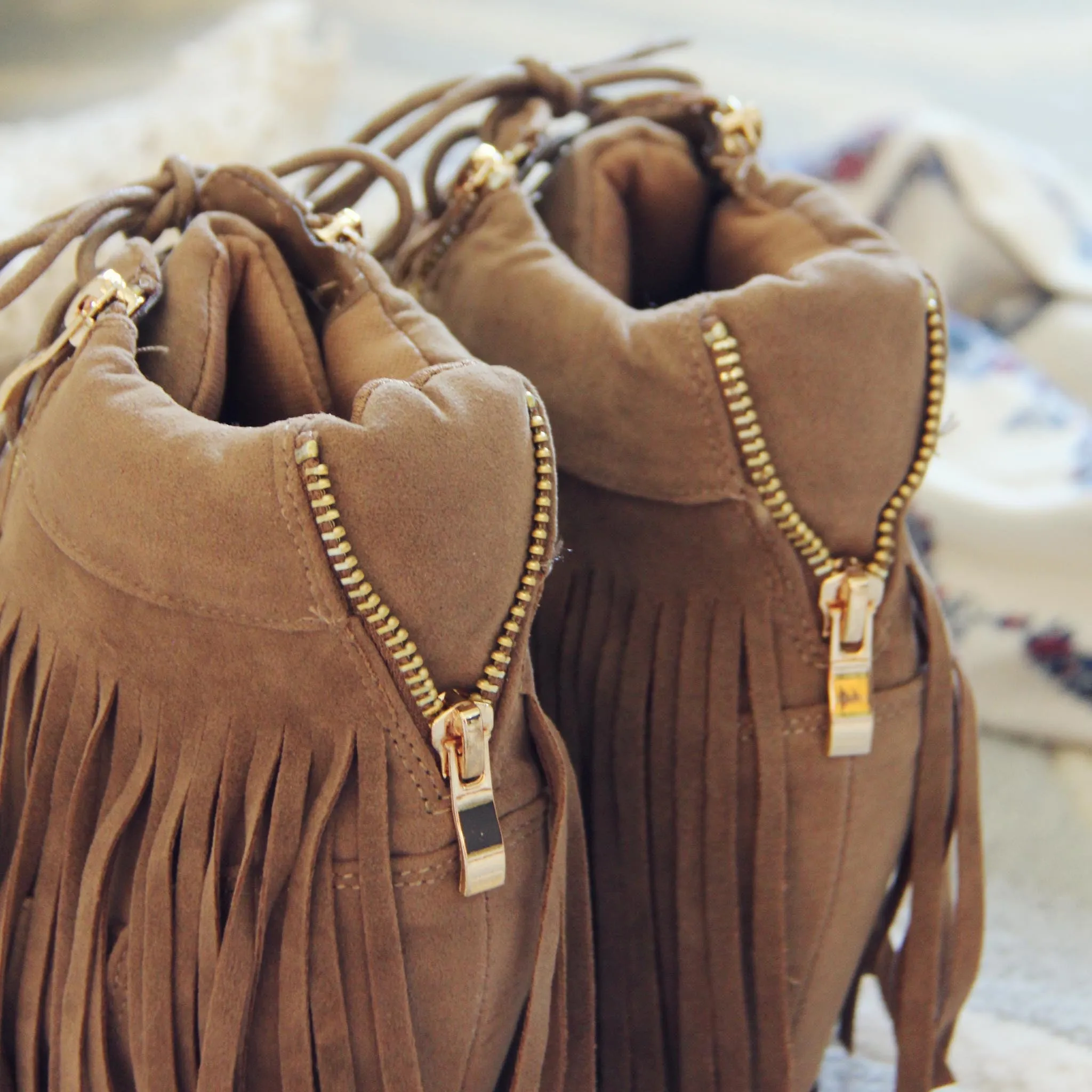 Fringe Walker Booties