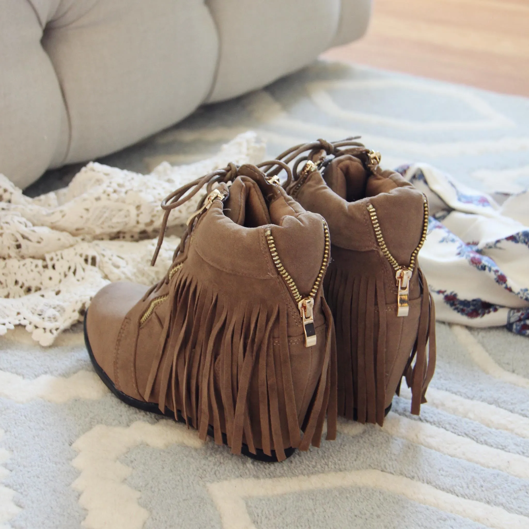 Fringe Walker Booties