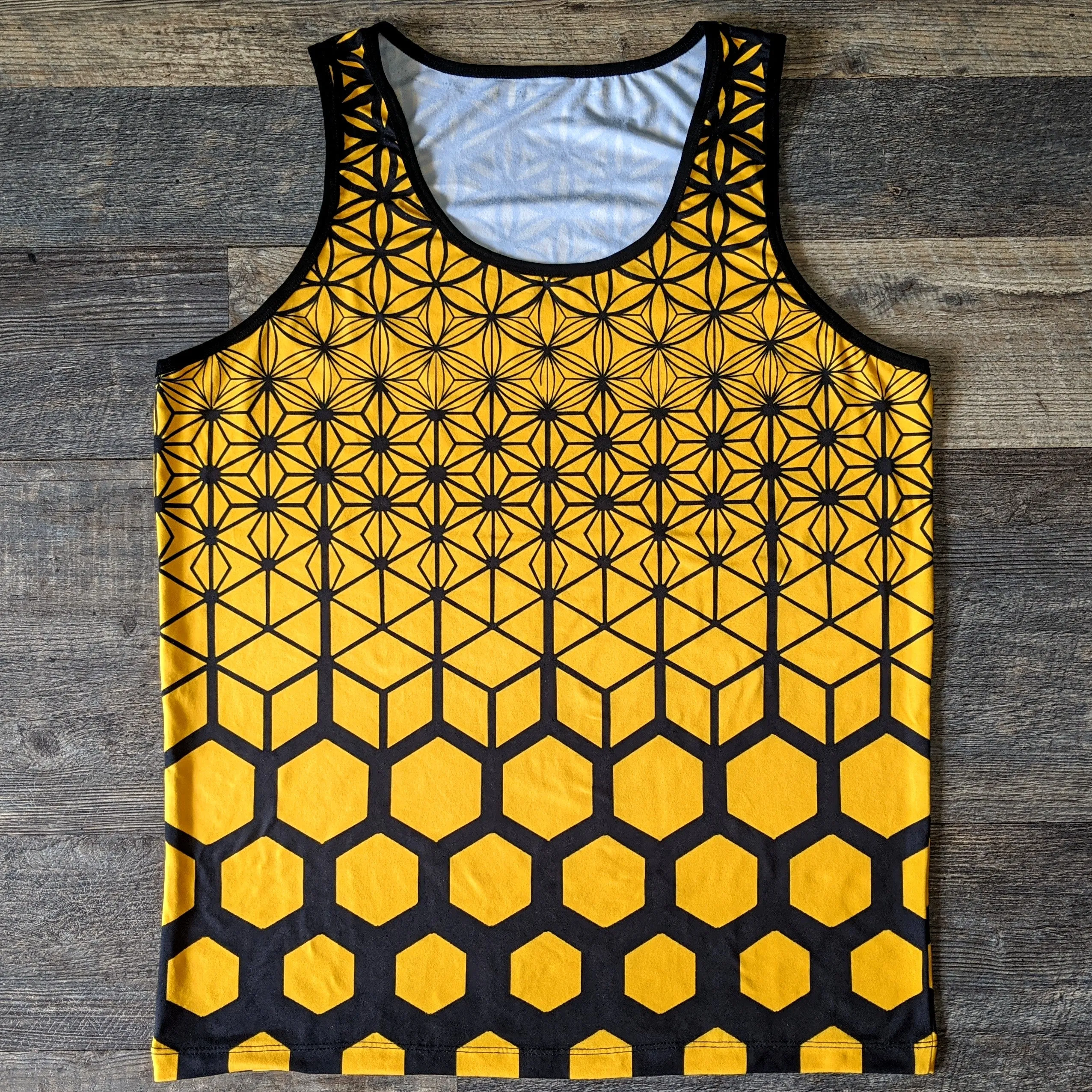Golden Morphing Fractals Tank Top
