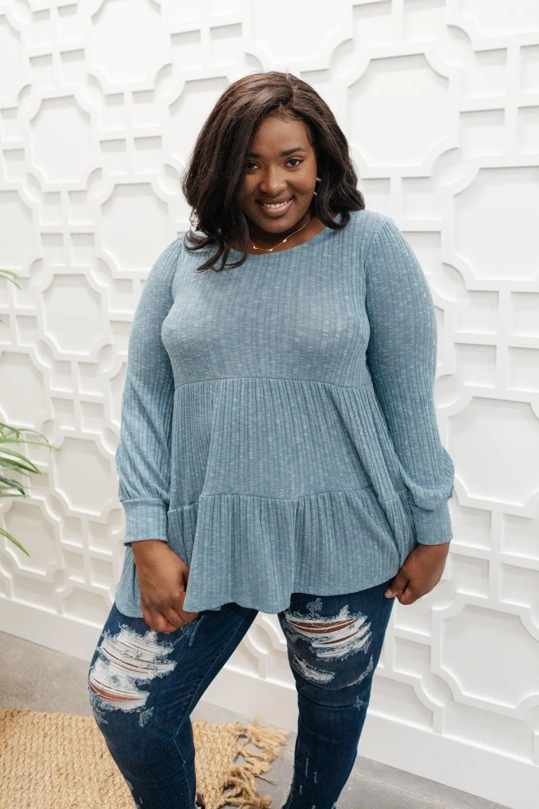 Hazel Blues® | Blue Pathways Top