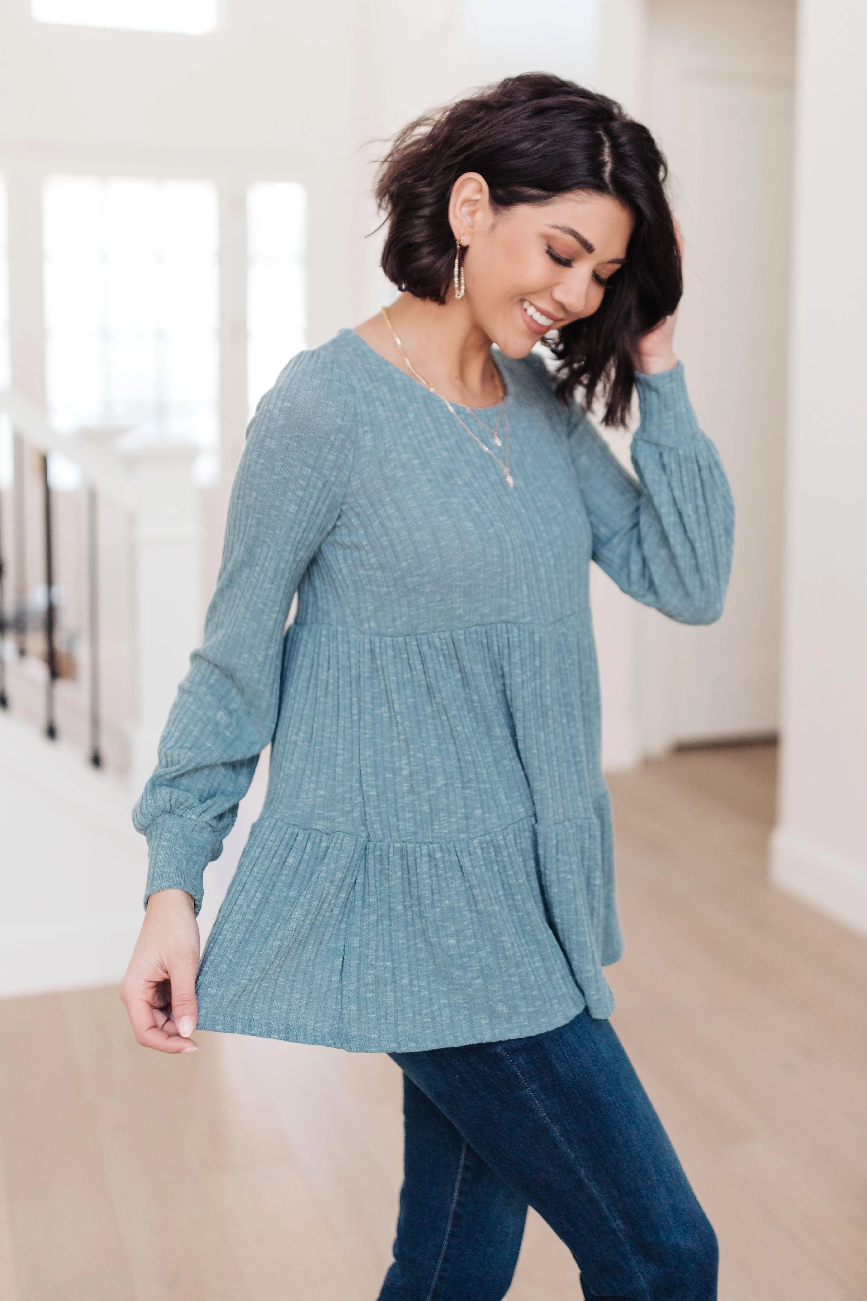 Hazel Blues® | Blue Pathways Top