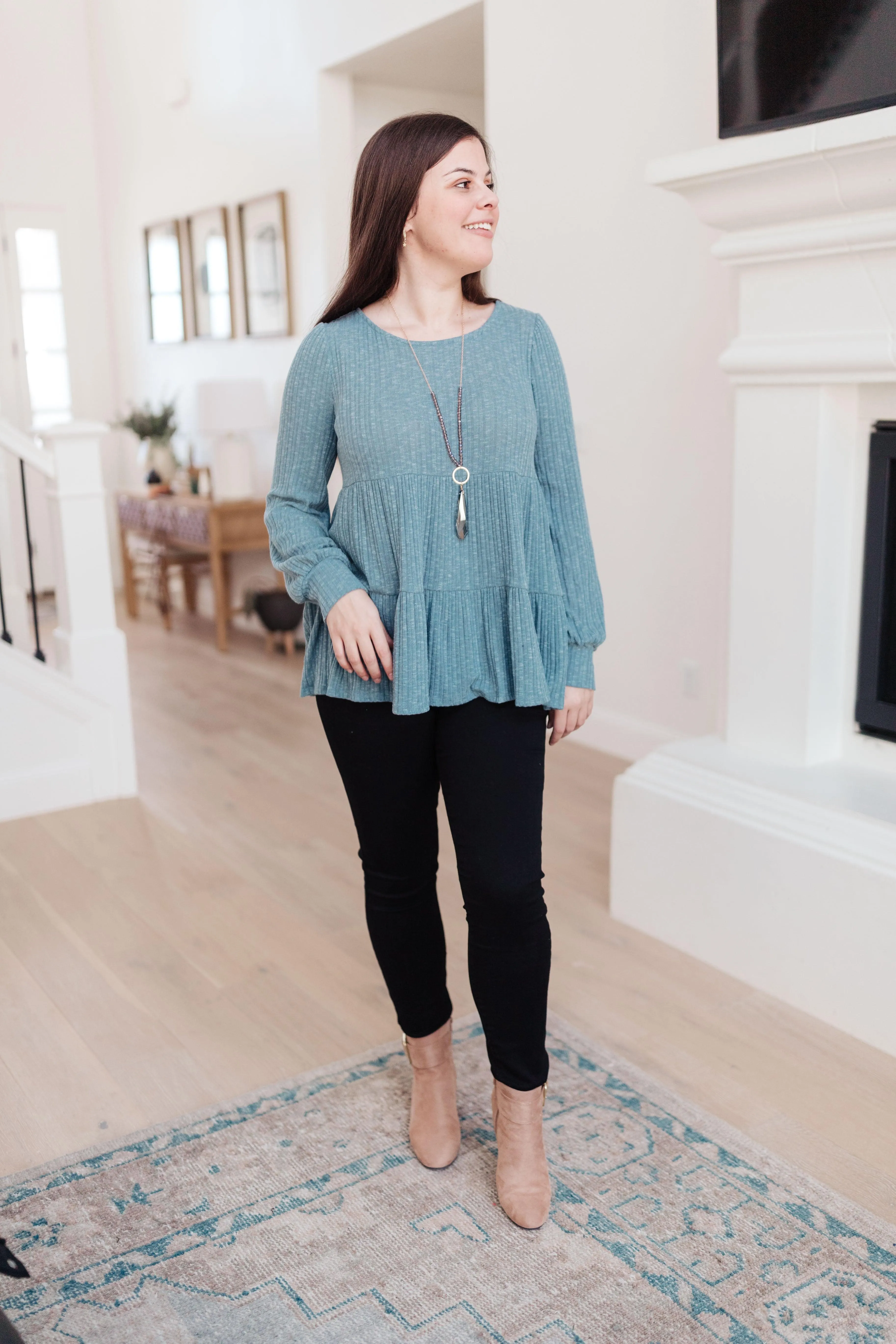 Hazel Blues® | Blue Pathways Top