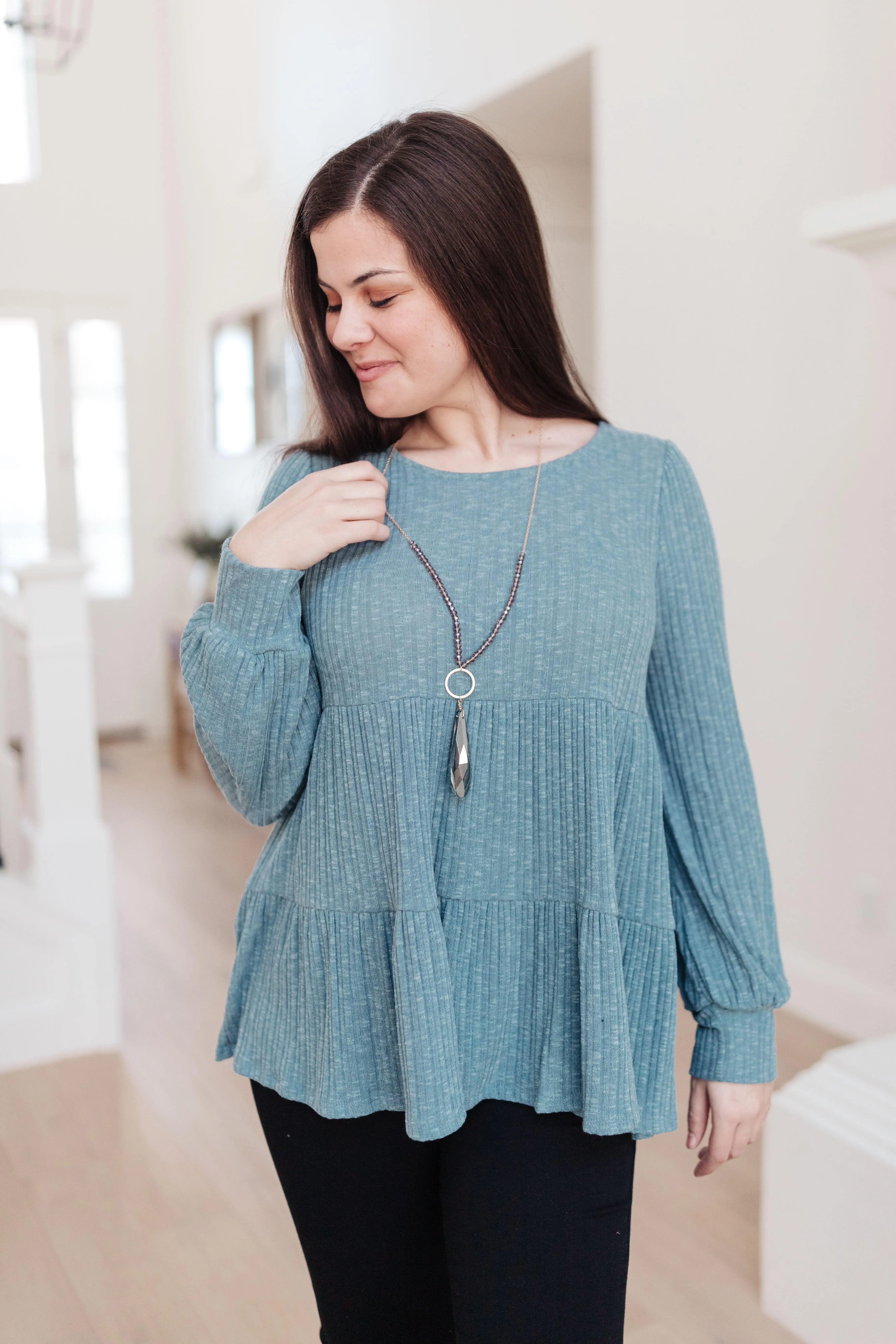 Hazel Blues® | Blue Pathways Top
