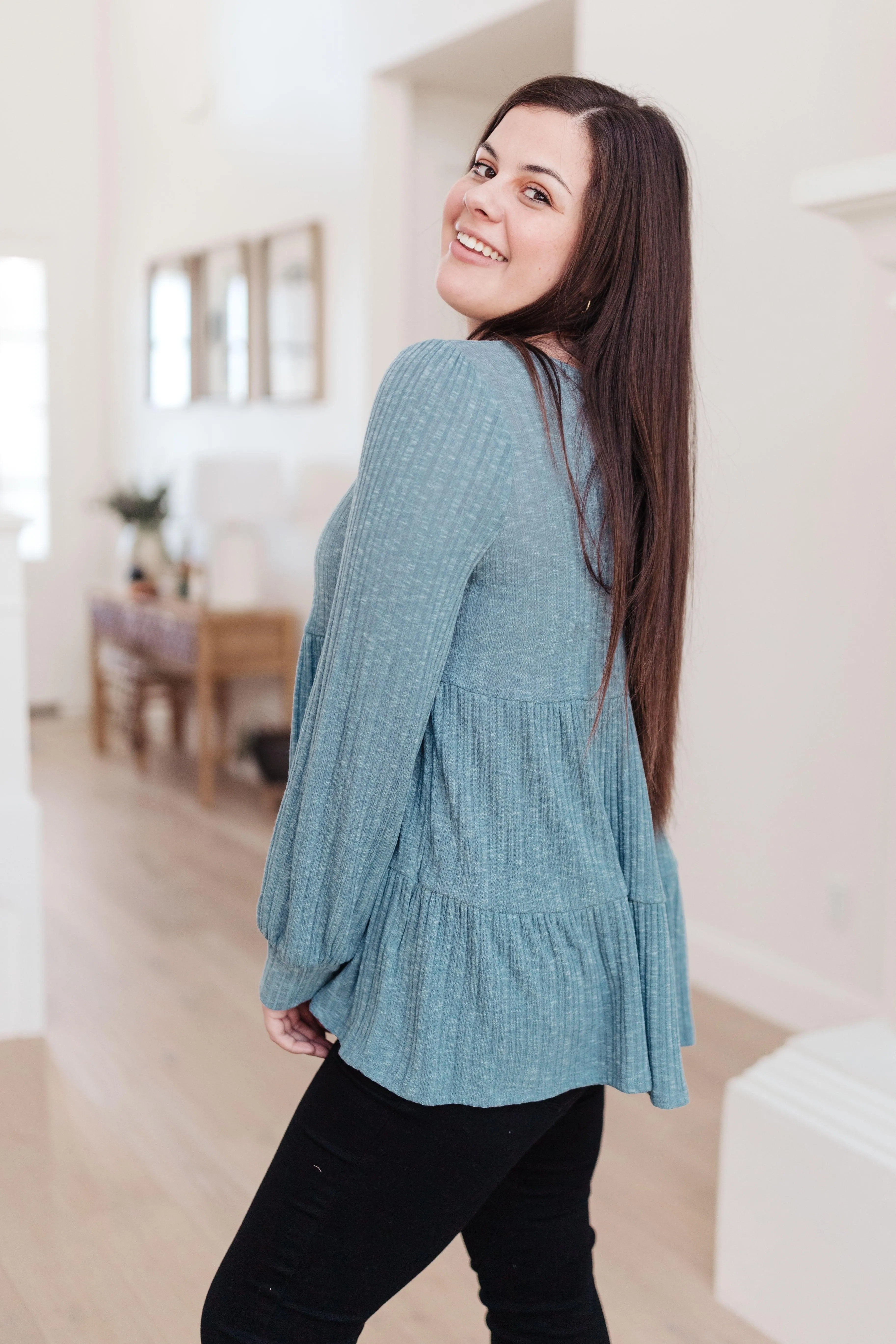 Hazel Blues® | Blue Pathways Top