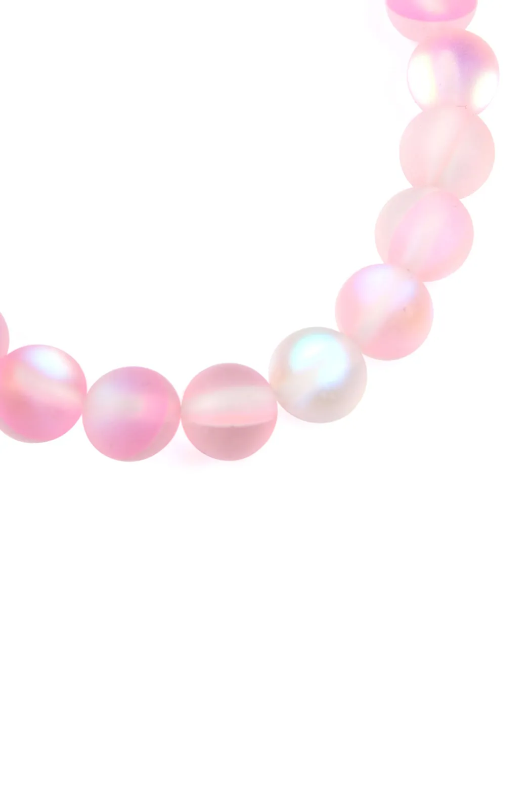 HDB2279 - CHIC COLORED MERMAID GLASS STRETCH BRACELET