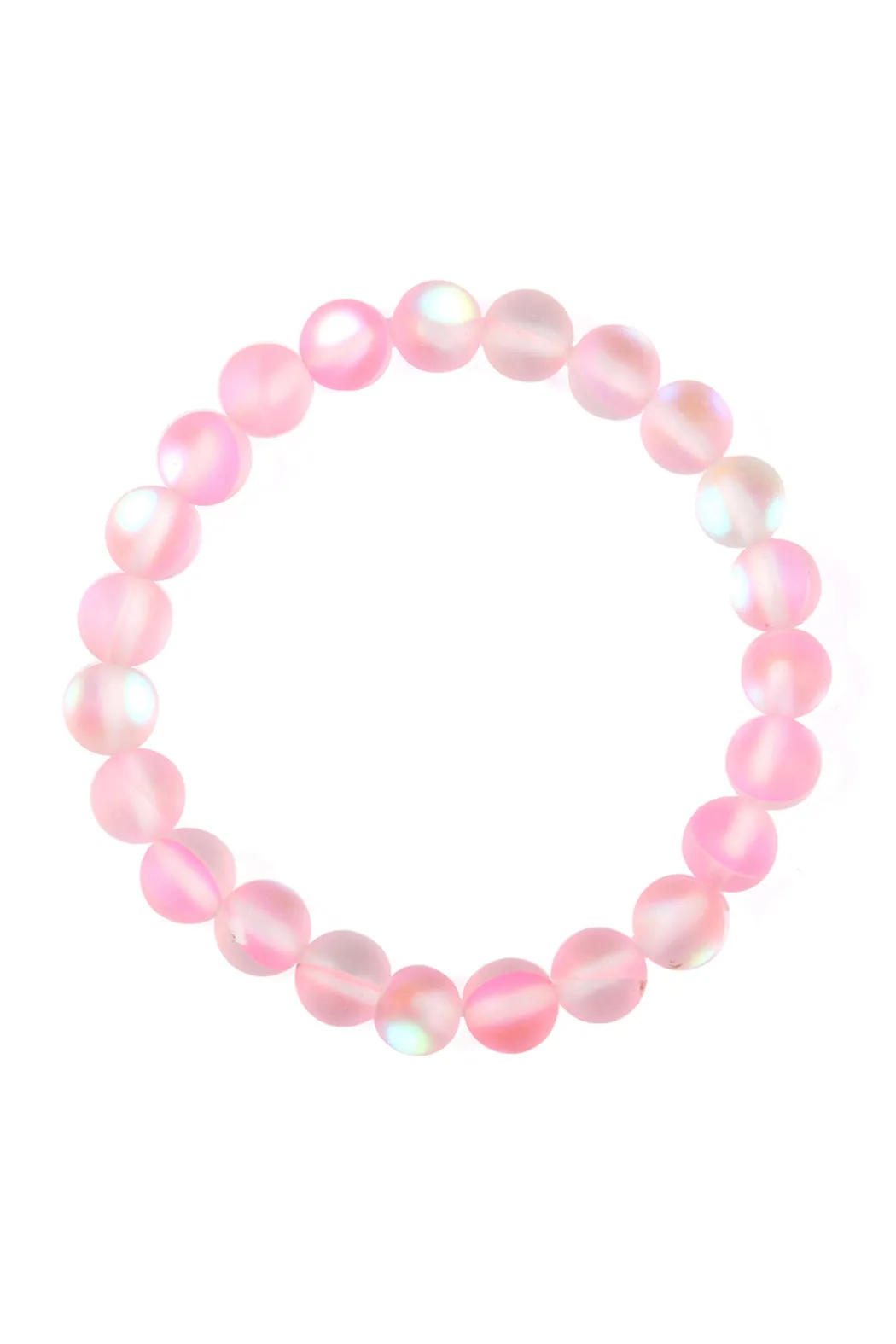 HDB2279 - CHIC COLORED MERMAID GLASS STRETCH BRACELET