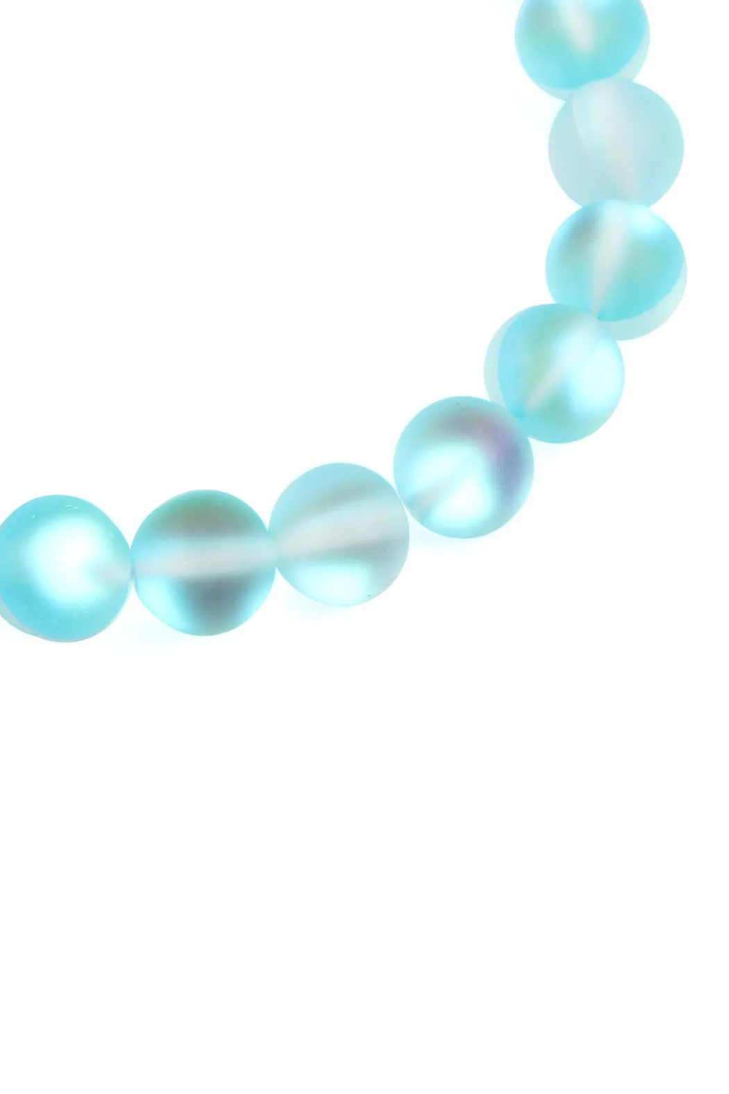 HDB2279 - CHIC COLORED MERMAID GLASS STRETCH BRACELET