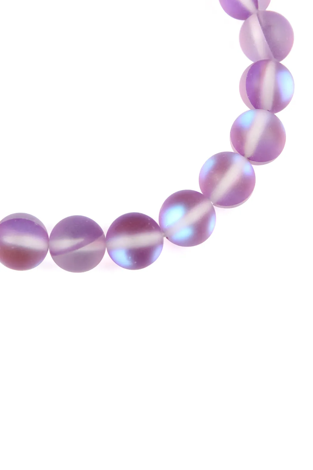 HDB2279 - CHIC COLORED MERMAID GLASS STRETCH BRACELET