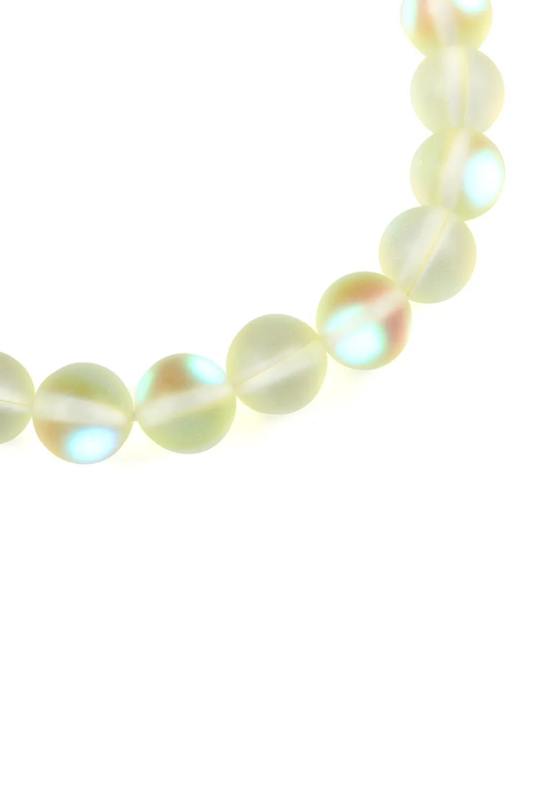 HDB2279 - CHIC COLORED MERMAID GLASS STRETCH BRACELET