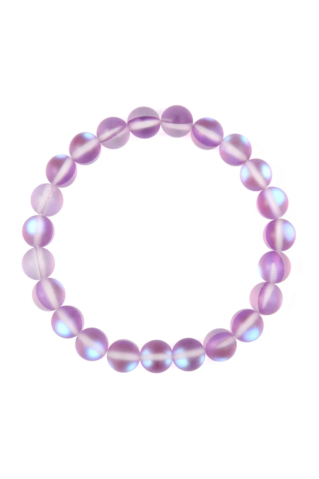 HDB2279 - CHIC COLORED MERMAID GLASS STRETCH BRACELET