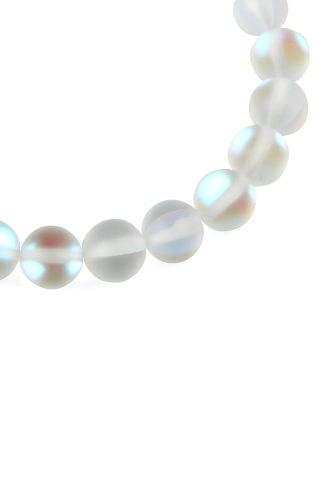 HDB2279 - CHIC COLORED MERMAID GLASS STRETCH BRACELET