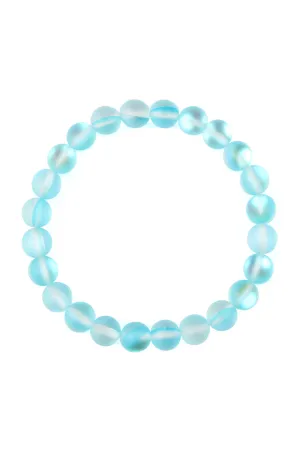 HDB2279 - CHIC COLORED MERMAID GLASS STRETCH BRACELET