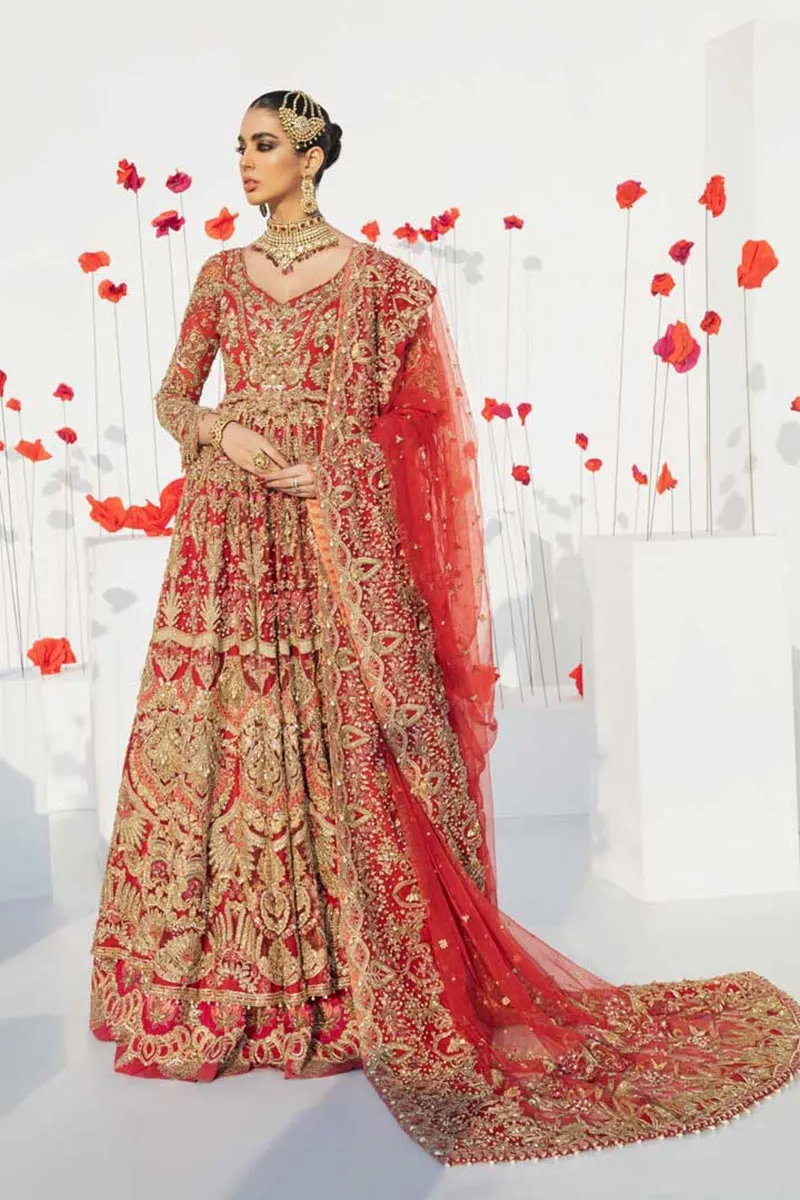 Heavily Embellished Luxury Indian Bridal Dress #BN1114