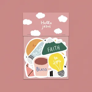 Hello Jesus | Journaling Sticker Pack