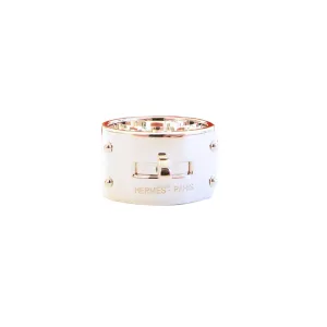 Hermes Ring Solid Silver Kelly Ring GM 54 or 7 Chic