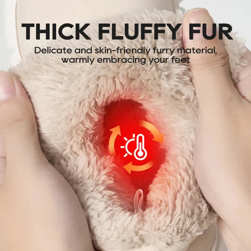 High-top Cloud Fur Slippers
