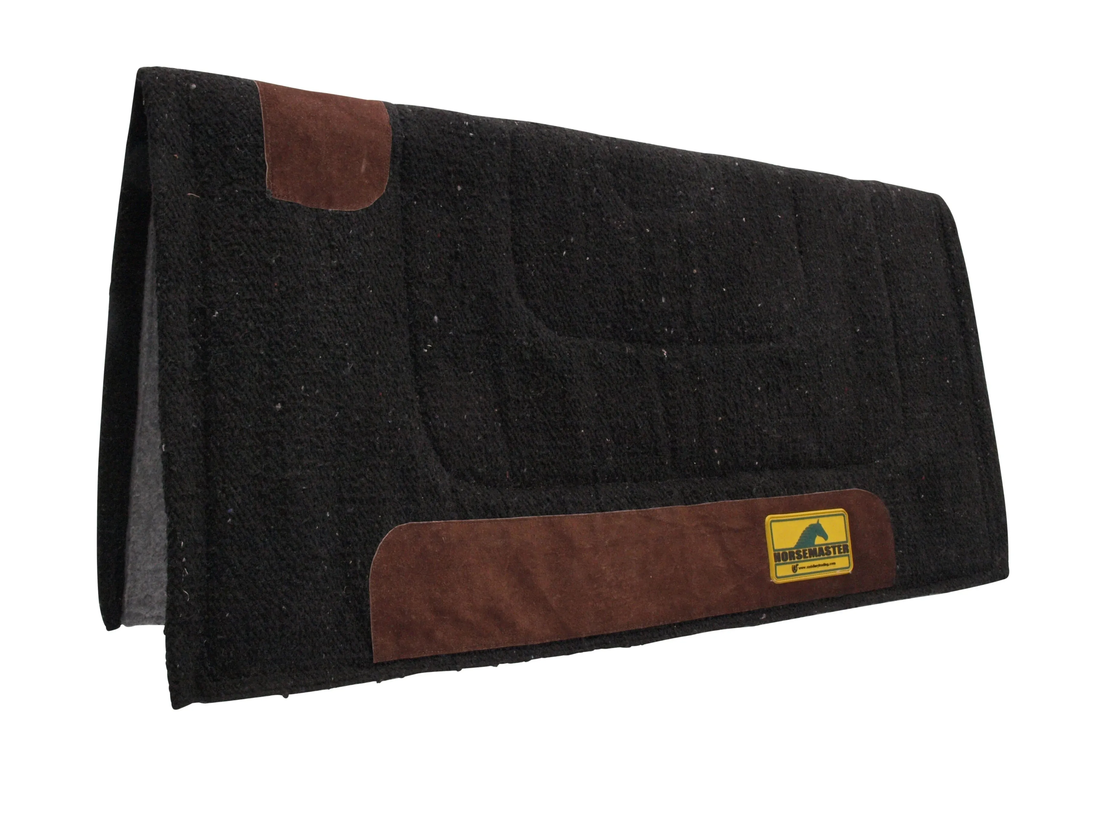 Horse Master Felt Lined Canvas Pad Black